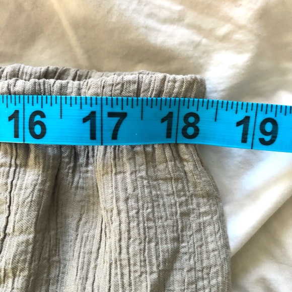 NWOT Zara Beige Wide-Leg Pants - Picture 5 of 10